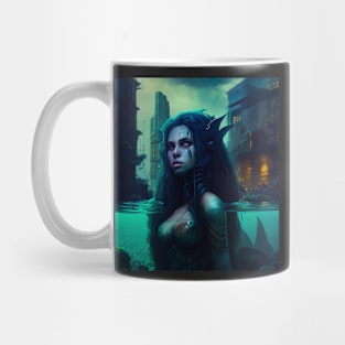 Futuristic Mermaid 3 Mug